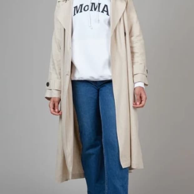 MOMA 흰색 자수 후디 XL 새상품