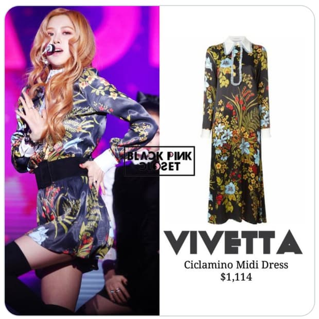 비베타(VIVETTA) 플로럴 원피스 44-55