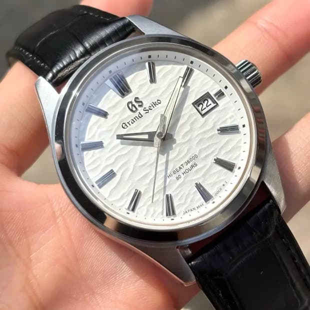 그랜드세이코 자작나무 커스텀 오토매틱 시계