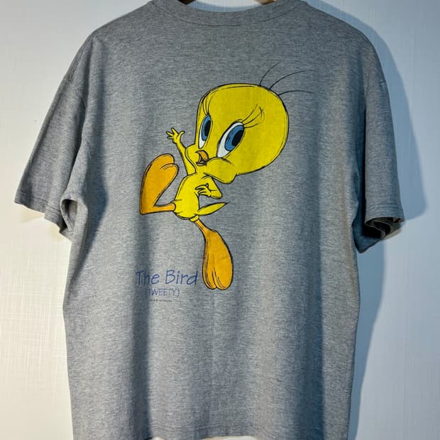 90s Tweety 트위티 루니툰즈 빈티지 티셔츠