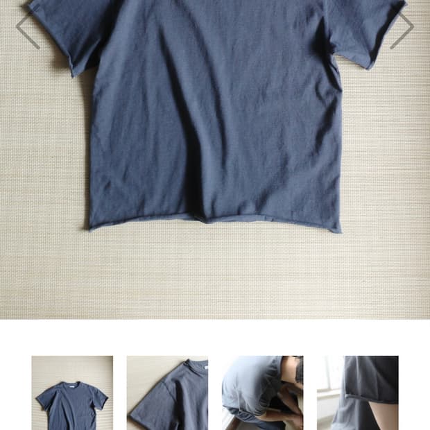 seasalt loop hem tee(melange navy) 2사이즈