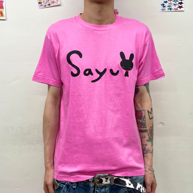 Cutie rabbit pink t-shirt