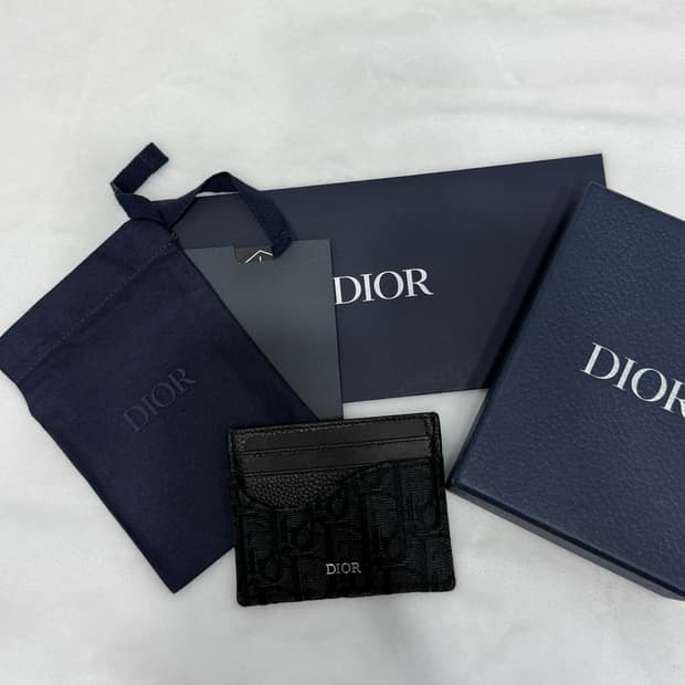 [풀구성] 디올 오블리크 새들 카드지갑