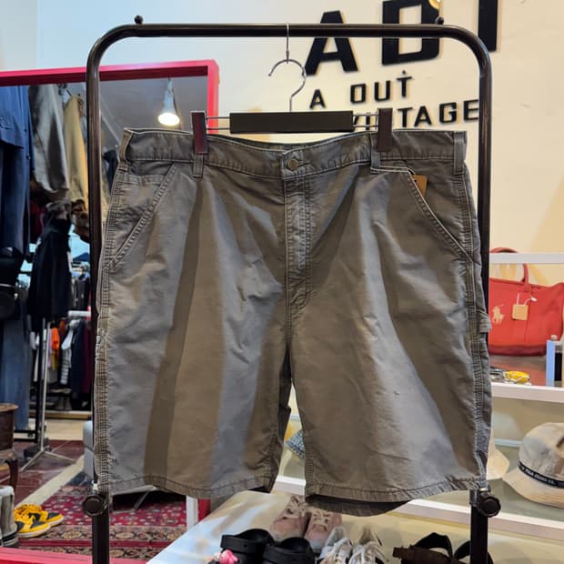 00s 빈티지 B144 칼하트 캔버스 카펜터 워크 쇼츠 40in