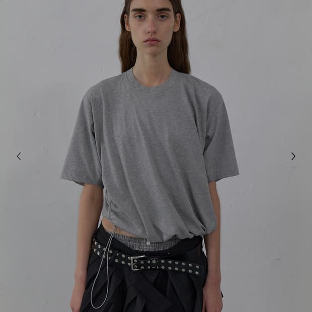 [LCDC] DRAWSTRING OVERSIZED T-SHIRT