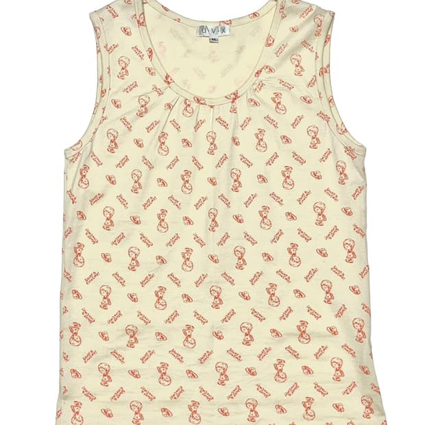 Orange character sleeveless