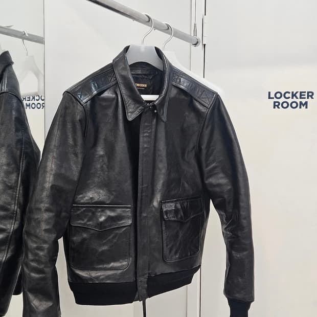 리얼시몬스 말가죽 A2 자켓 거의 새상품