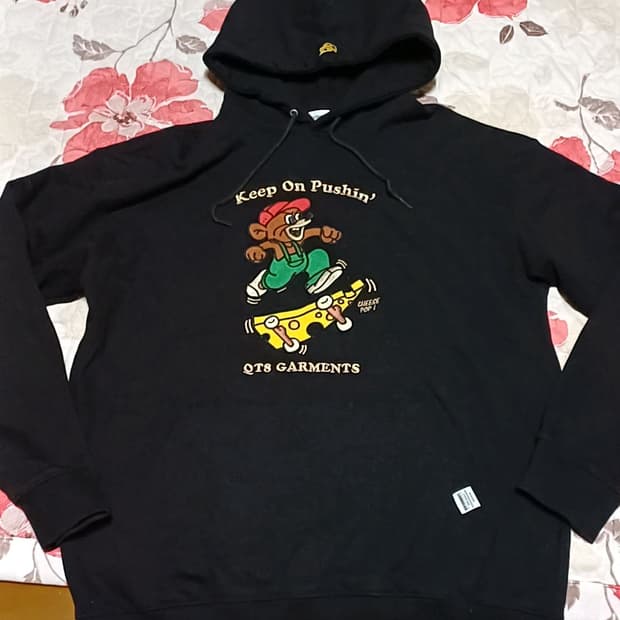 큐티에잇가먼츠 후드 110 가슴60 기장75