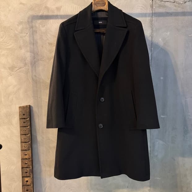 휴고보스 캐시미어 울 코트 105