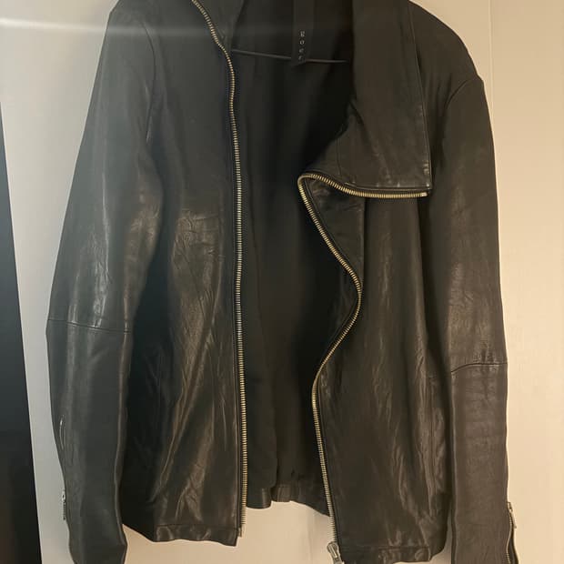 고어 gore 레더자켓