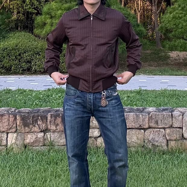 Men’s Casual 재팬 빈티지 블루종