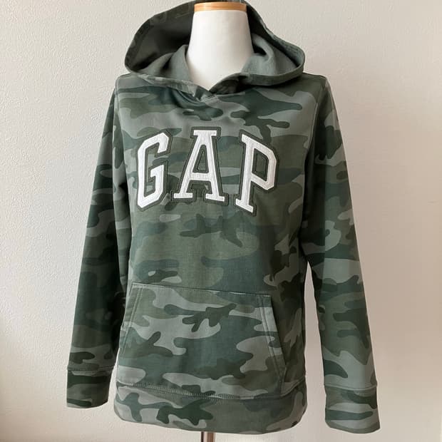 Gap 갭후드티 카모플라쥬패턴 xs사이즈