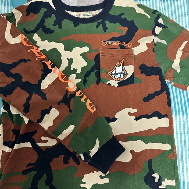 크롬하츠 매티보이 카모 롱슬리브