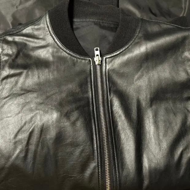 릭오웬스 14fw 레더 ma1 48