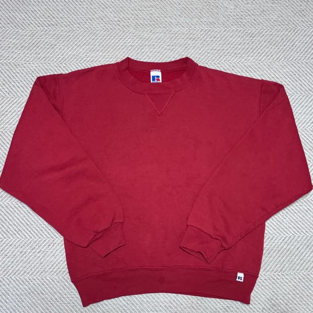 (M)00s Russell Athletic 러셀 애슬레틱 레드 맨투맨