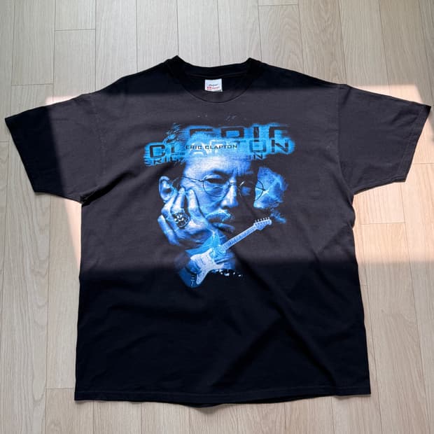 에릭 클랩튼 1998s 빈티지 투어 티셔츠