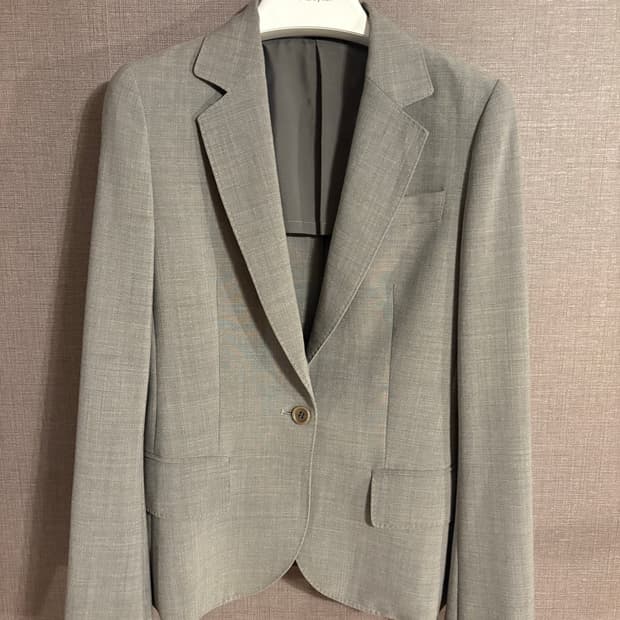 🩶 Theory 띠어리그레이 미니멀 자켓 (사이즈 2)