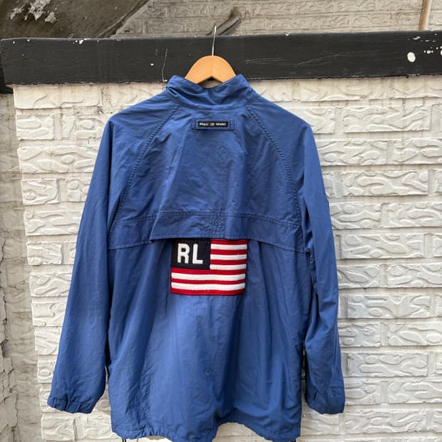 폴로 성조기 바람막이