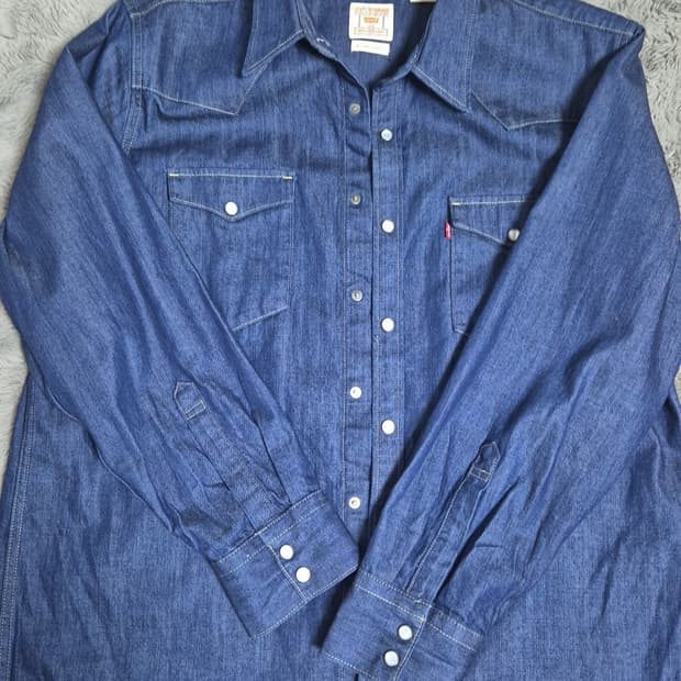리바이스 바스토우 웨스턴 셔츠 블루