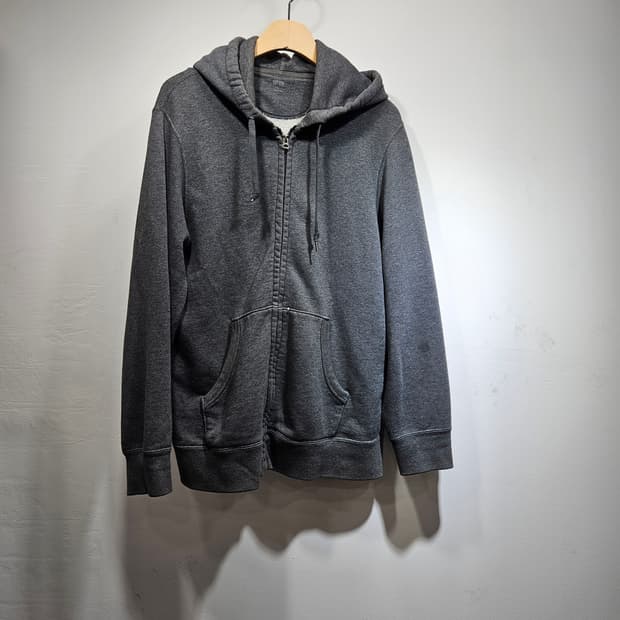 유니클로(UNIQLO) 회색 후드 집업 L