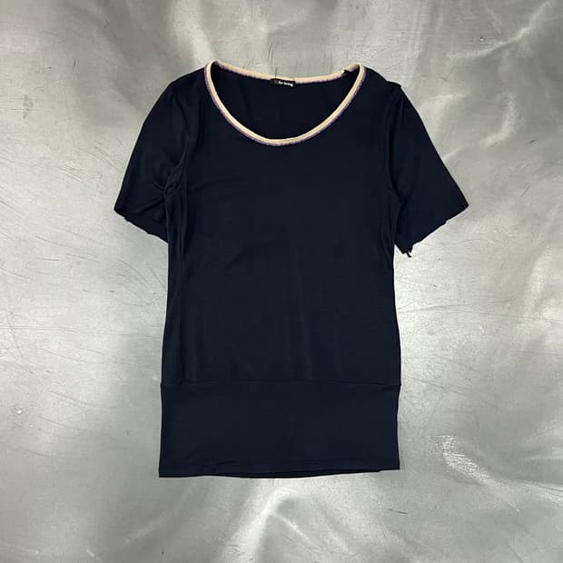  요지야마모토 컷오프 반팔티 y16183