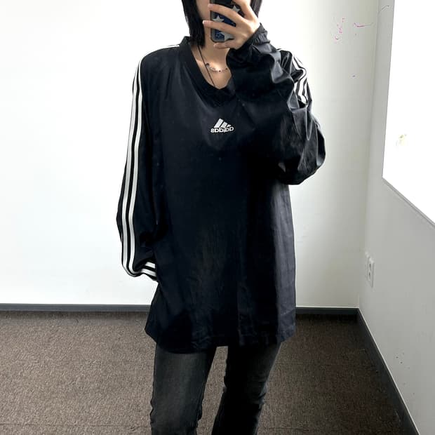 Adidas 삼각로고 트랙탑 웜업