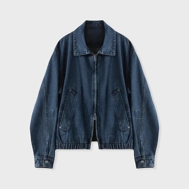 디미트리블랙 투웨이 데님 블루종 자켓