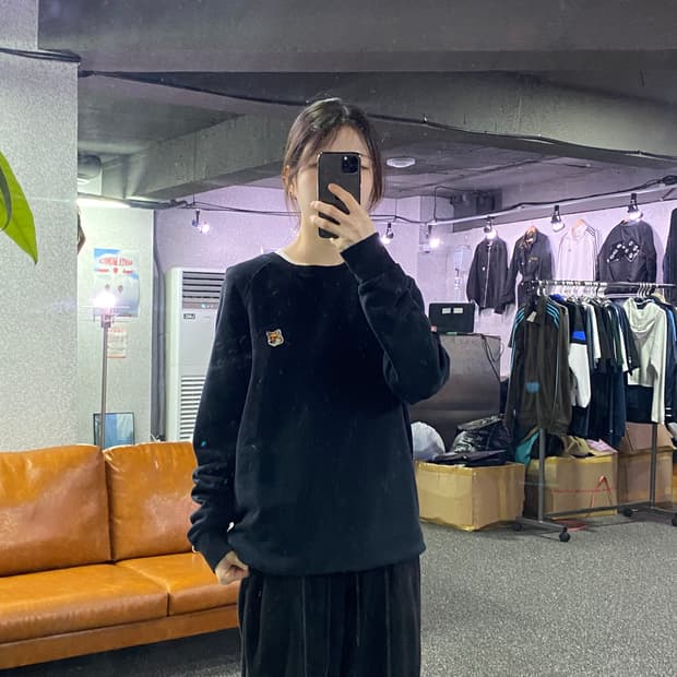메종키츠네 패치로고 스웻셔츠 0749