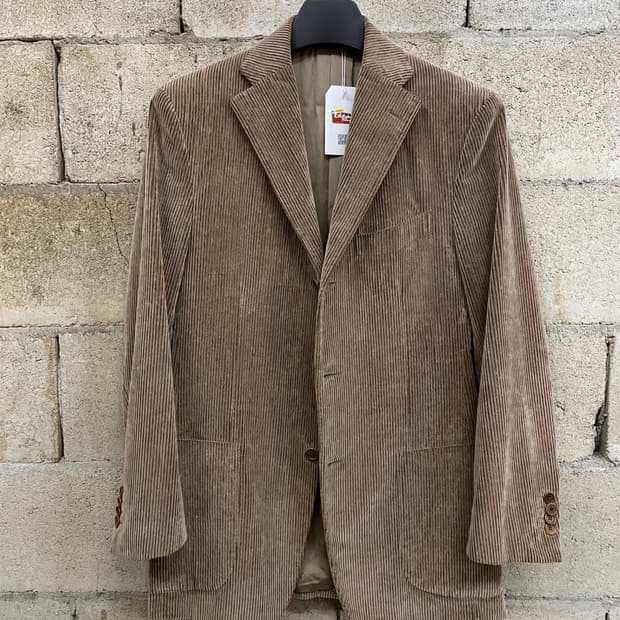 페라가모 3B 코듀로이 블레이저 자켓 