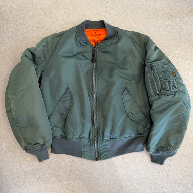 80~90s 알파인더스트리 MA-1 USAF 밀스펙 자켓