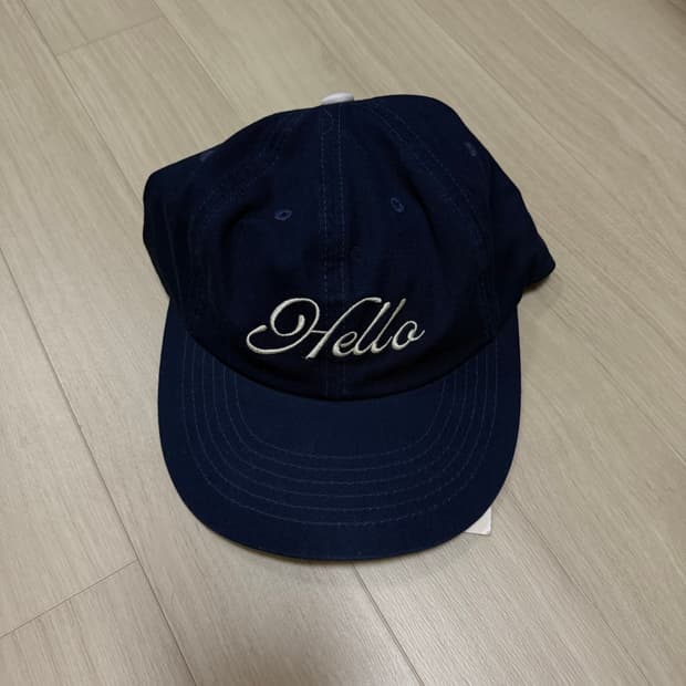 헬로선라이즈 헬로 캡 Hello Typo Logo 6Panel Cap