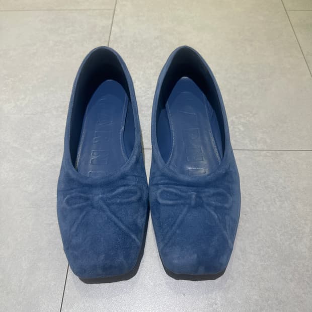 마르니 페이크리본 플랫 슈즈 38 250mm