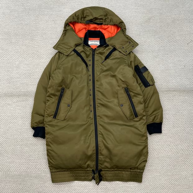 오니츠카타이거x안드레아폼필리오 밀리터리 롱 패딩 r2279