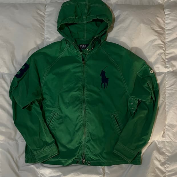 빅포니 후드 자켓