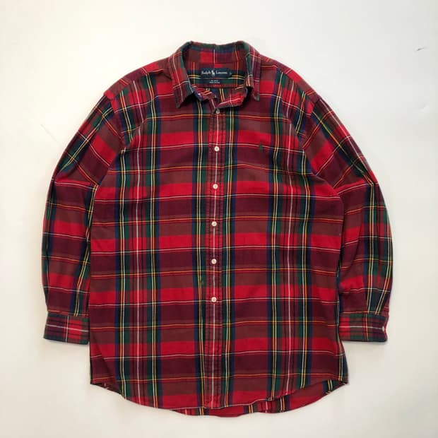 폴로랄프로렌 체크셔츠 