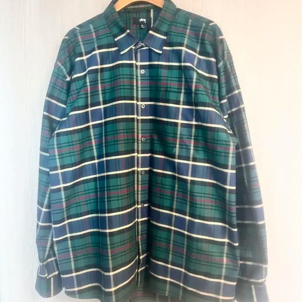 STUSSY 스투시 클래식 옥스포드셔츠 / XL