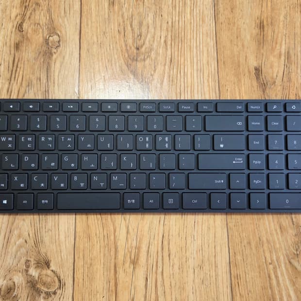 마이크로소프트 디자이너 무선 키보드