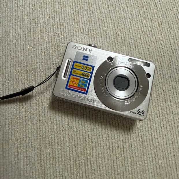 희귀) Sony Cyber-shot W50 디카