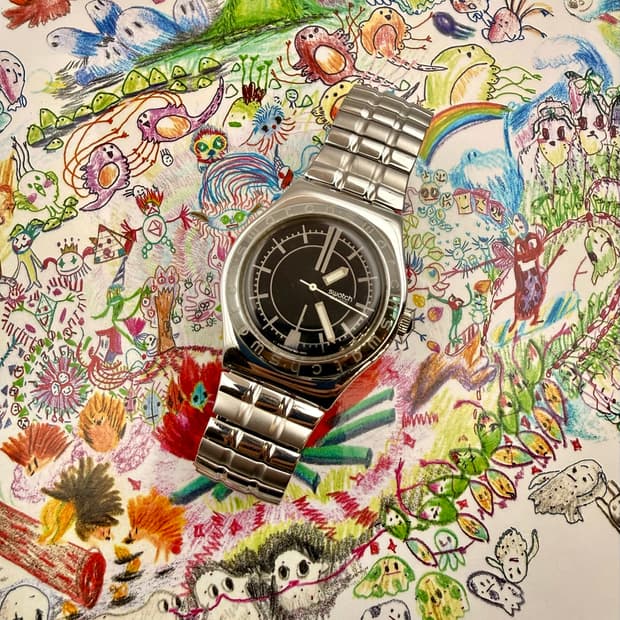 Swatch_Irony 1995s vintage metal watch