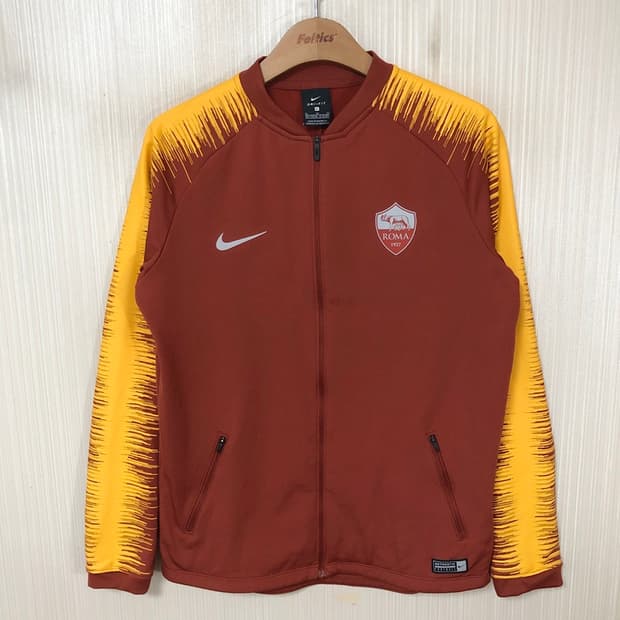 나이키 18-19 AS로마 어센틱 앤섬자켓/트랙슈트 유스XL