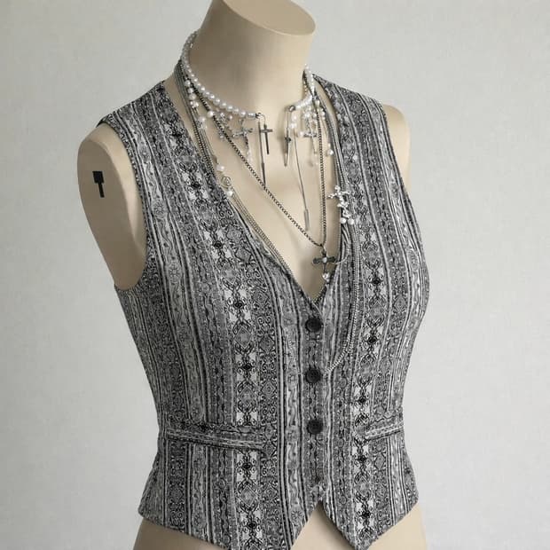 Vintage Pattern Vest