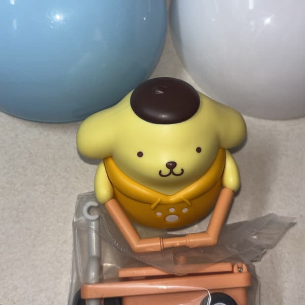 산리오 폼폼푸린 킥보드 피규어 똥꼬 돼지
