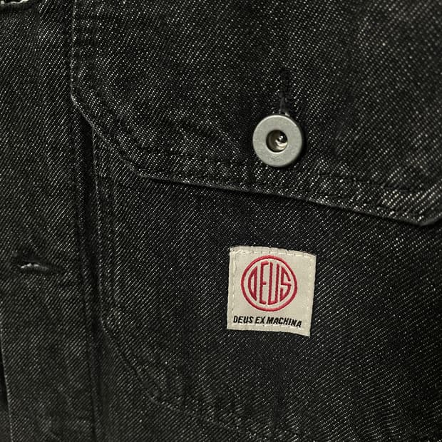 데우스 데님 자켓 블랙 M