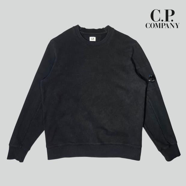 [2XL]CP컴퍼니 렌즈 와펜 블랙 맨투맨