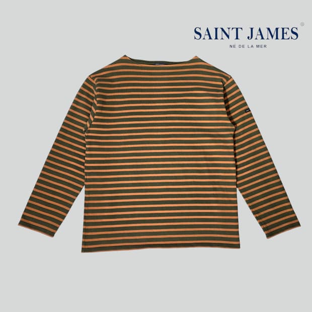 [LXL]세인트제임스 스트라이프 단가라 티셔츠