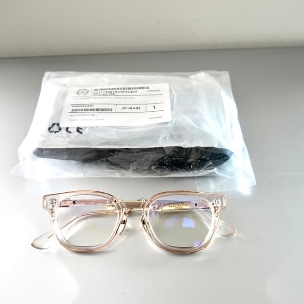 크롬하츠 덕버터 크리스탈/골드 안경