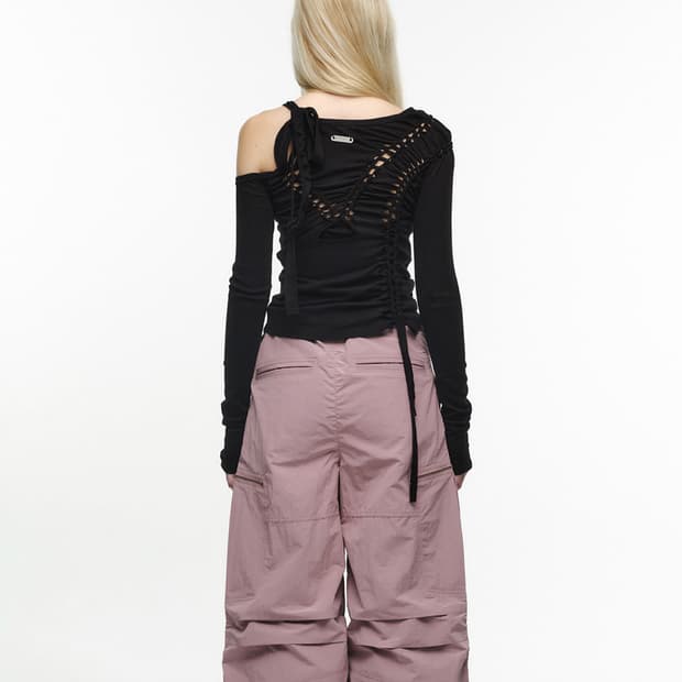 나체 투피스 롱슬리브 2-PIECE BRAID LONG SLEEVE