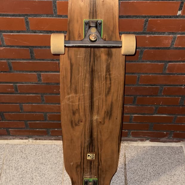 2B CRAFT 핸드메이드 우드 데크 롱보드 스케이트보드