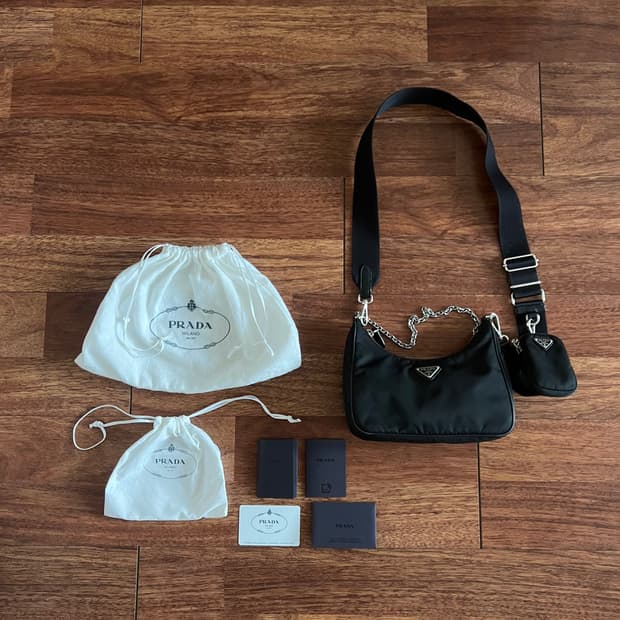 프라다 리나일론 테수토 호보백