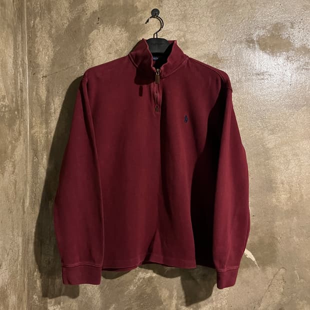 폴로랄프로렌 반집업 니트
